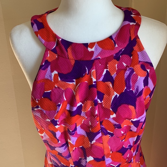 Ladies, beautiful, pink, and purple and orange, multi colored dress - Picture 2 of 6